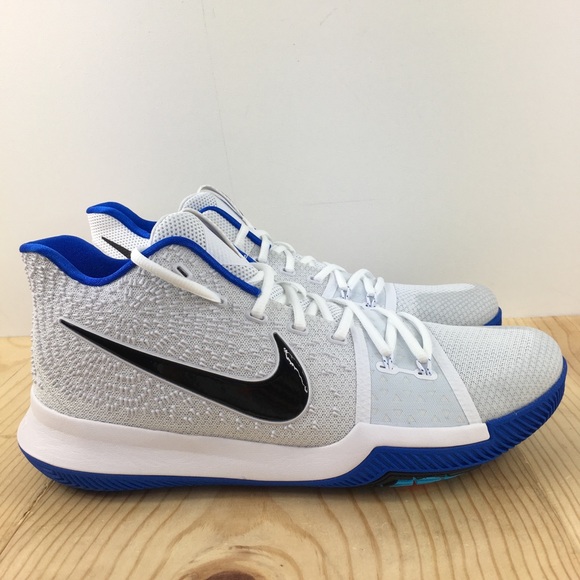 Brand New Mens Nike Kyrie 3 852395-102 White//Black Size 14